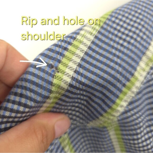 Robert Graham Button Up Shirt Long Sleeve Flip Cuff Silk Blend Large (flawed) - Picture 14 of 15